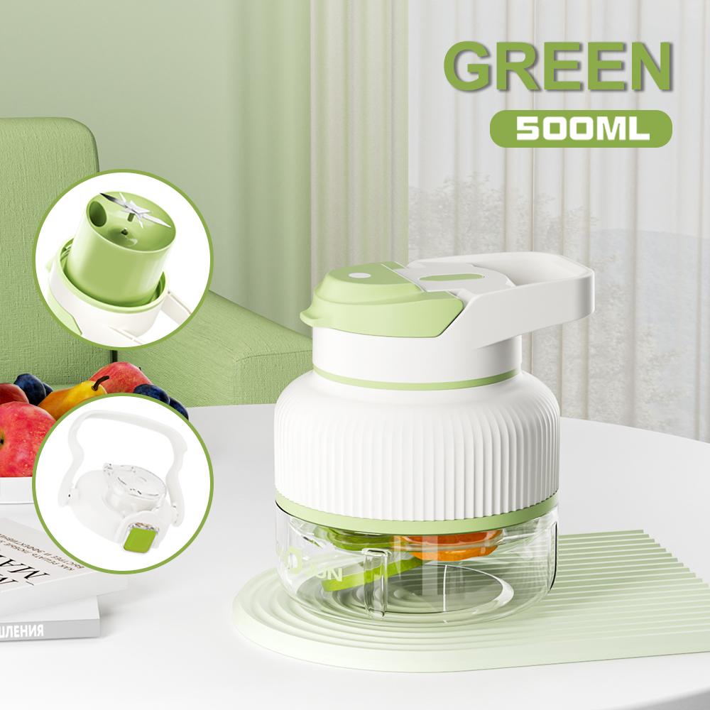 Electric Juicer Portable Freshly Squeezed Fruit Juice Smoothie Milkshake Juicer Cup USB Rechargeable for Kitchen Camping Juicer