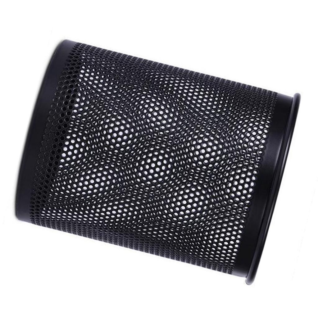 Mesh Pen Holder Large Capacity Prevent Slip Desktop Pen Container for Pencils Erasers Stationery