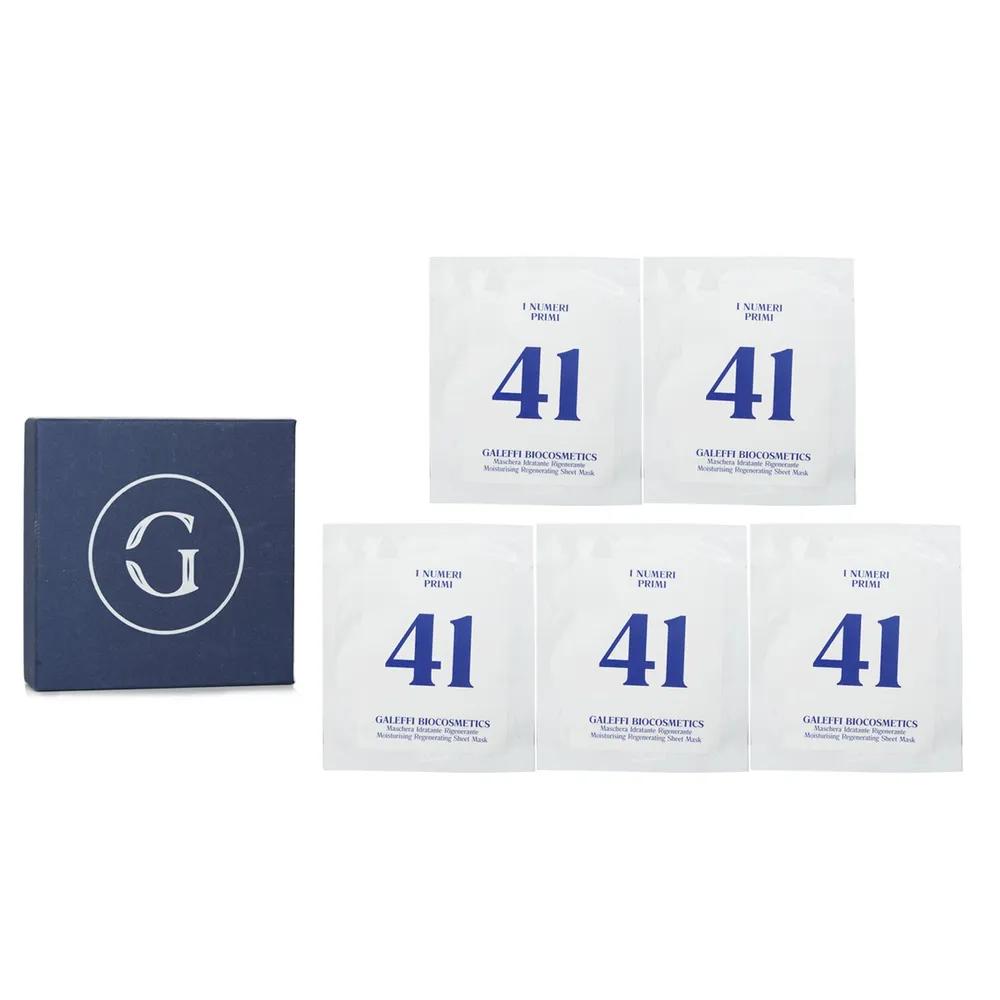 

I NUMERI PRIMI N.41 Moisturizing Regenerating Sheet Mask 5x10ml/0.33oz