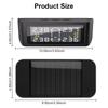 Auto Security Alarm Systems Digital LCD Display Car Tire Pressure Monitoring System USB / Solar TPMS 0-6.0Bar
