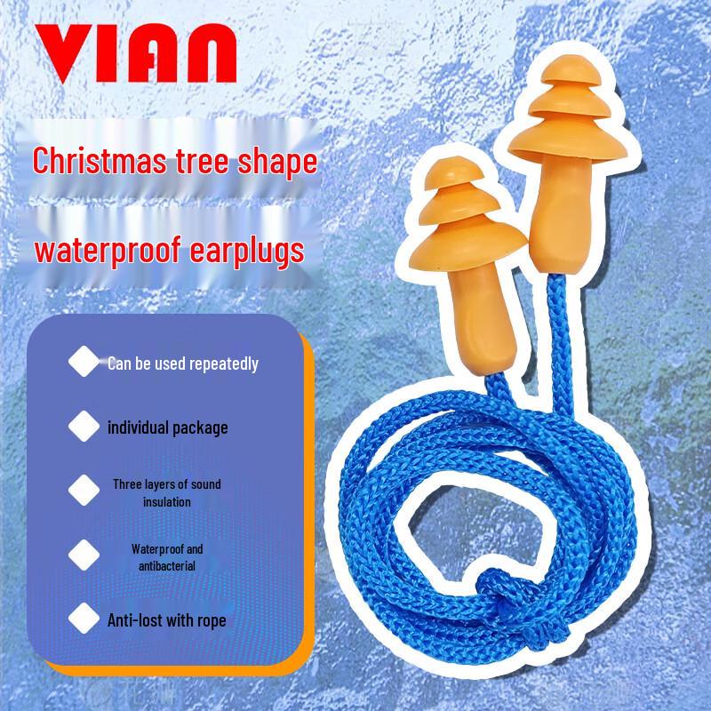VIAN Wired Soundproof Earplugs оранжевый