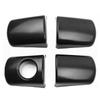 Vehicle Maintenance Car Door Handle Trim Car Handle Trim Size As Shown In The Picture Anti-corrosion Black Color Easy To Use