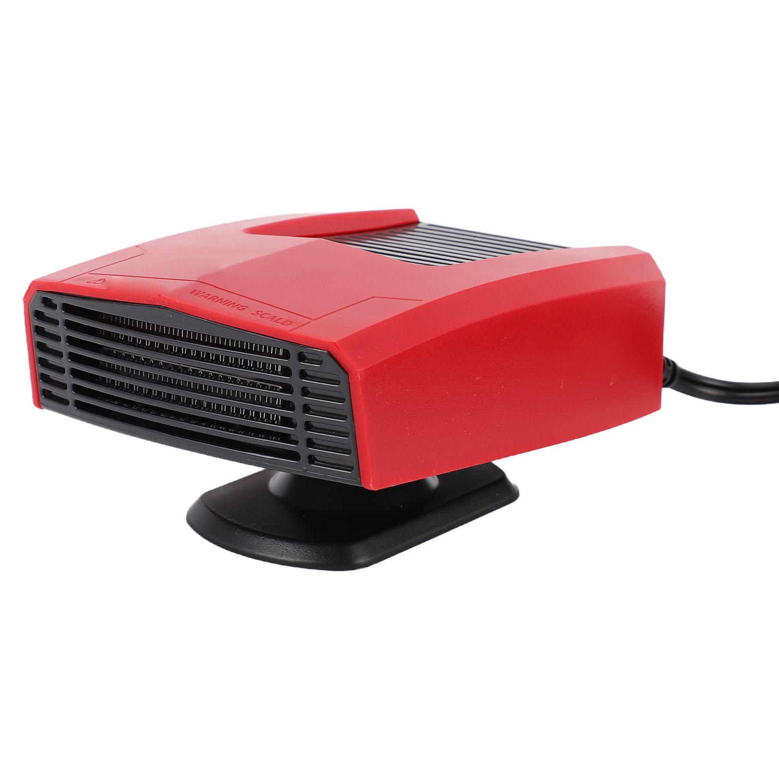 

Li Ion Battery Space Heater Fit for Portable Quiet Small Electric Thermostat Heater Cooling Fan 2 Use for Car Outdoor with Light USB Port