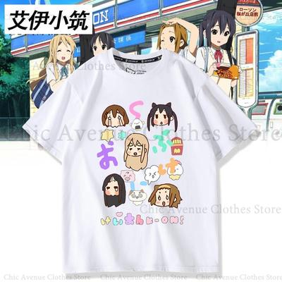 Anime KON Kawaii Print Tshirt Cotton Short Sleeve Tee Womens Tshirt Summer Tops Casual Women Clothes Tshirts