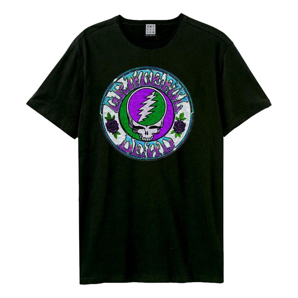 Amplified Unisex Adult Stealie Grateful Dead Tie Dye T-Shirt