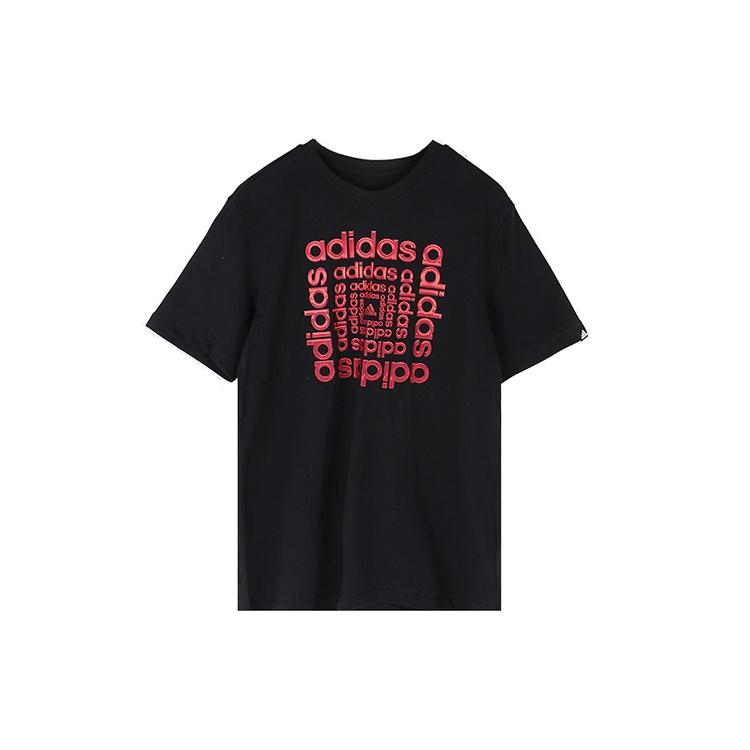 adidas HYPRRL DMSN T Letter Logo Sports Breathable Short-sleeve Tee Men Black Men s GD5888 S