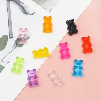 Medveď Populárna Vrstvená Ručne Vyrábaná Darček na Párty DIY Pre Ženy Náhrdelníky s Retiazkou Horúci Výpredaj Dámske Šperky Cukríková Farba Vysoká Kvalita Roztomilý 10 KS Prívesok korálky