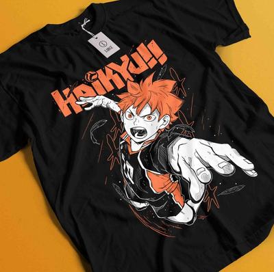 Hinata Shoyo Manga Strip Haikyuu Haikyu Anime Unisex Tshirt T-Shirt Tee ALL SIZE