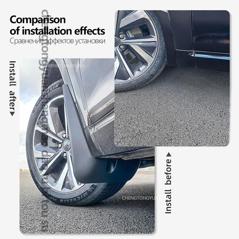 Car Mud Flaps Splash Guards For Chery Tiggo 3 2014- Front Rear Fender Wheel Arch Protection Auto Exterior Part