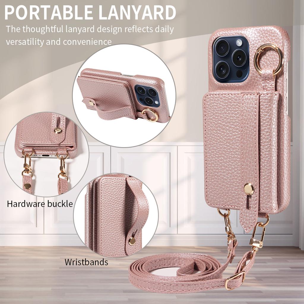 High Quality Phone Case for Iphone 16 15 14 13 12 11 Pro Max 7 8 X XS XR Shockproof, Crossbody, Support Function