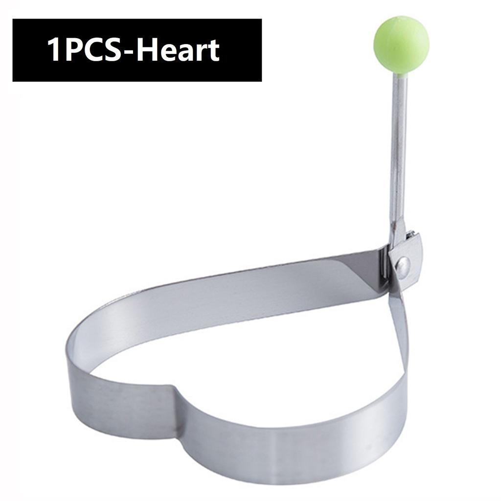 1/5PCS Stainless Steel Egg Molds Ring for Kitchen Utensil Breakfast Baking Pancake DIY Cooking Tool Egg Mold Kitchen Accessories