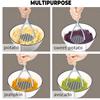 Heavy Duty Potato Masher, Hand Potato Masher Aluminum Alloy Kitchen Tool/Food Masher with Non-slip Wood Handle