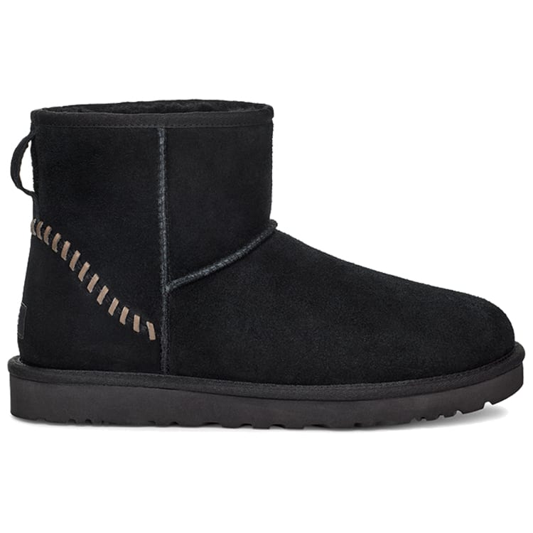 UGG Classic Mini Deco Suede Boot 'Black' 1115565-BLK