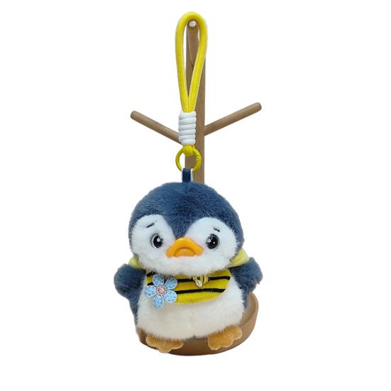 Mini Penguin Keychain Toy Stuffed Plush Animal Pendant Boys Girls Hanging Ornament Bags Phones Cars Versatile Decoration