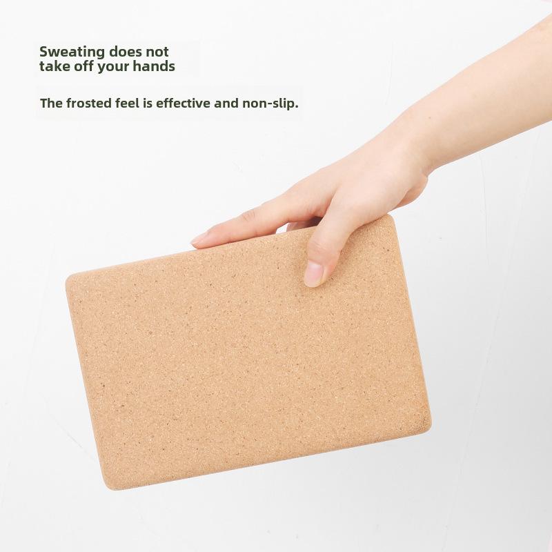 Custom Engraved Non-Slip Cork Yoga Bricks for Kids' Dance, Sports, and Fitness
