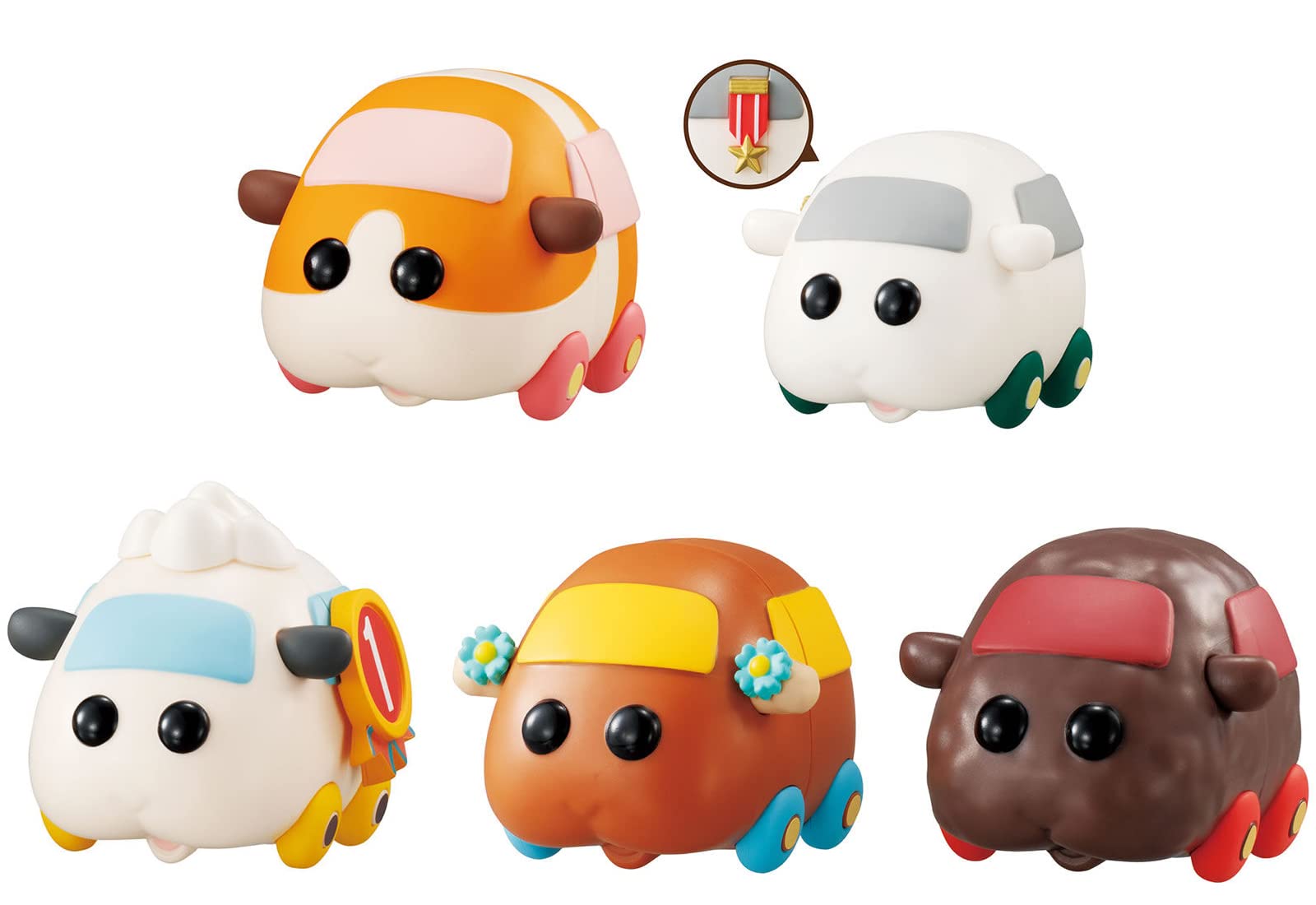 

Набор типов Capchara PUI PUI Molcar Gacha Игрушка-капсула Gacha [5 (полный полный)]