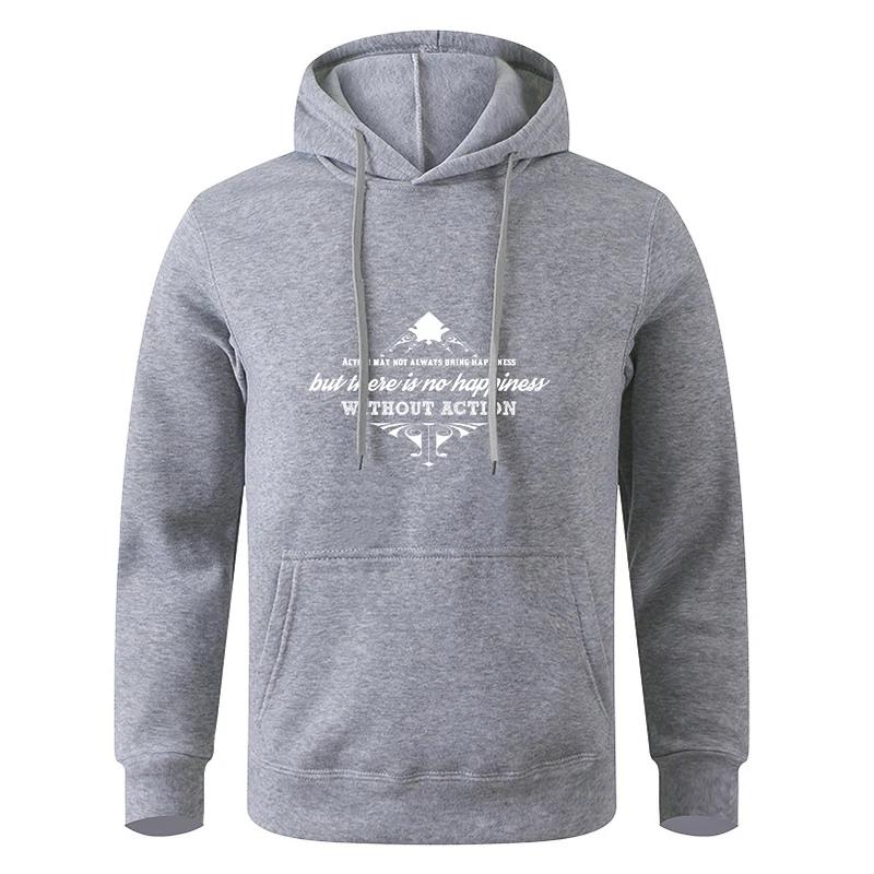 Autumn Men's Spring Black Casual Solid Color Oversize Pullover Hoodie Sweatshirt For Male And Women