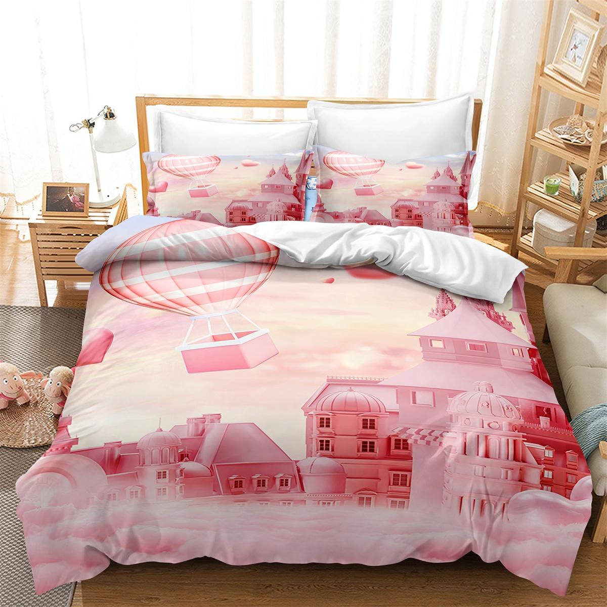 

3D комплект постельного белья «Современная романтическая любовь» для молодоженов, одеяло и наволочка AU240 * 270, супер размер, комната для пары, мягкое украшение для дома AU Double 180x210cm