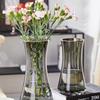Elegant Transparent Glass Flower Vase