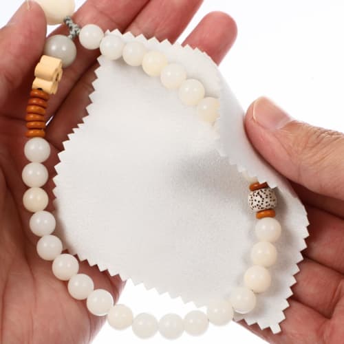 Jewelry Cleaning Cloths, 50-Piece Set, 8 x 8 cm, Dark Gray, Non-Abrasive, Perfect for Travel and Everyday Use