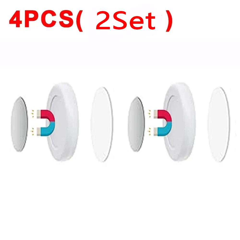 12/2Pcs Strong Magnetic Hooks Wall Mount Anti-Lost Magnet Storage Holder For Remote Control Fridge Sticker Home Organizer Hook