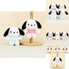 Cute Short Plush Dog Keychain Stuffed Toy Perfect For Weddings And Parties
