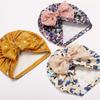 New Printed Baby Hat, Cute Bow Children's Pullover Hat, Thin Comfortable Baby Fetal Hat