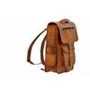 Real Genuine Leather Men's Backpack Bag Laptop Satchel Briefcase Brown Vintage