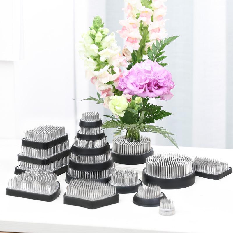 Sword Mountain Flower Frog: Zen Ikebana Copper Pin Holder Set