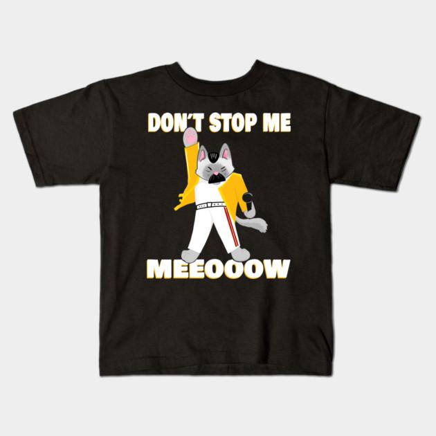 Boys Girls Soft Cotton Graphic Tees Freddie Meowcury Freddy Mercury As A Cat Breathable Daily School Wear Kids T-Shirts