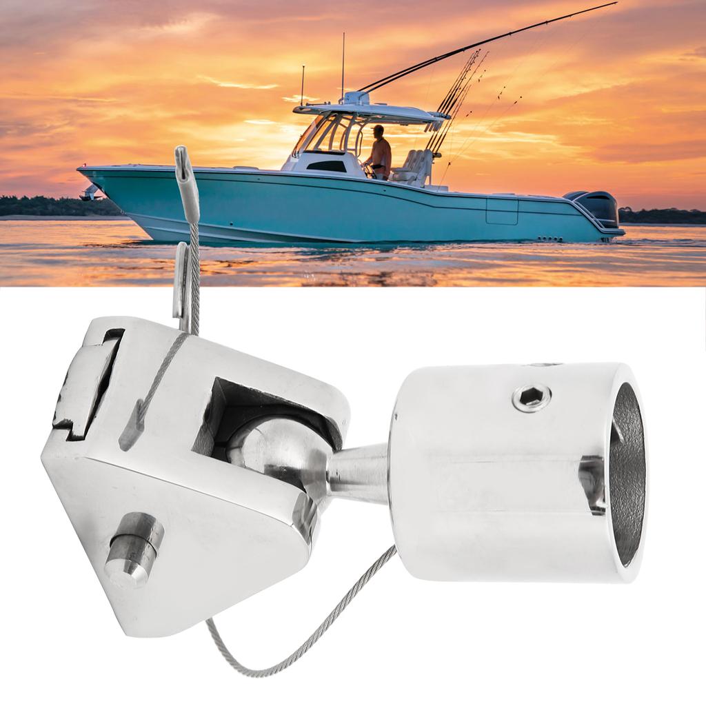 Rotatable Boat Deck Hinge Mount Stainless Steel Marine Hardware Boat Deck Hinge Connector