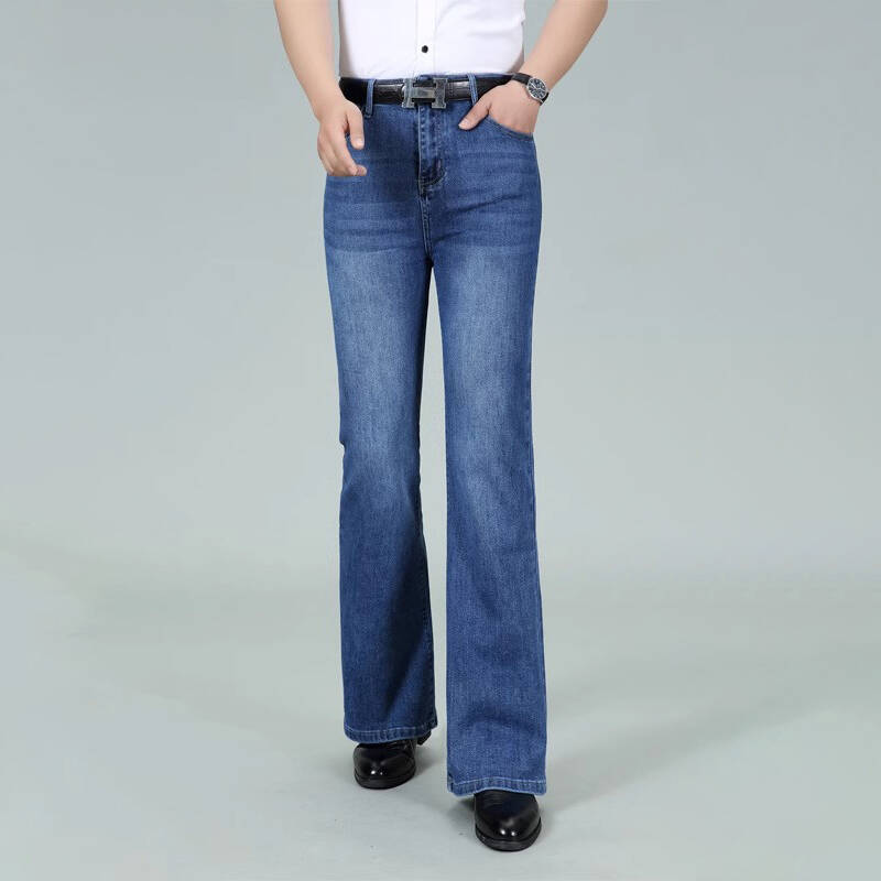 

Мужские большие расклешенные джинсы буткат расклешенные мужские дизайнерские классические джинсовые джинсы 36 синий