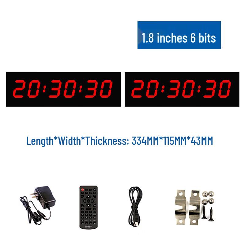Large 6-Digit Double-Sided LED Sports Timer