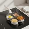 4Cup Breakfast Pan CeramicReinforced Coating Egg MultiSection Design Nonstick Skillet
