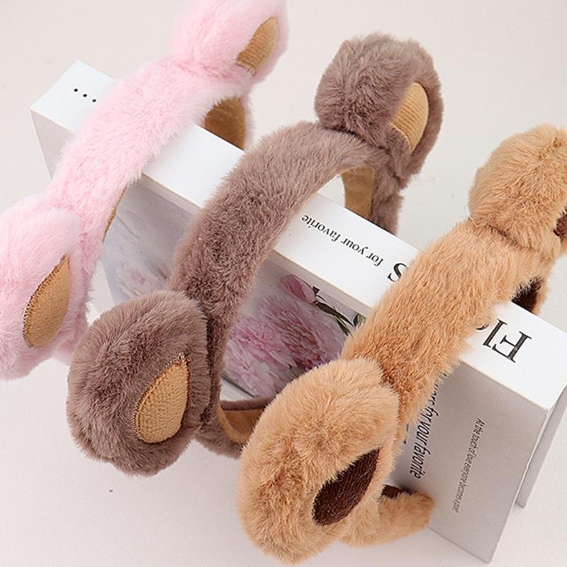 Furry Little Bear Hair Hoop Party Cosplay Cartoon Headband Hairband Cute Headwea