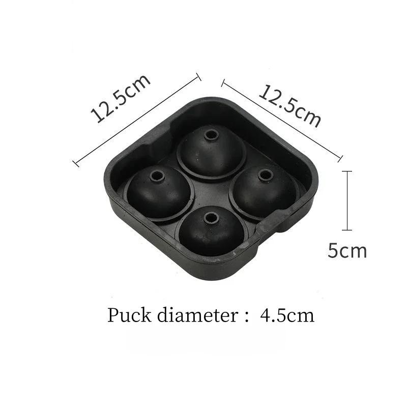 1/10PCS 4/6/8/15 Large Compartment Silicone Ice Cube Mold with Ice Ball Maker DIY Ice Tray for Home Kitchen Bar Freezer Tool