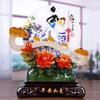Safe Happy Resin Ornaments Crafts Living Room Wine Cabinet Decorations Office Decor Housewarming Gifts Accessories