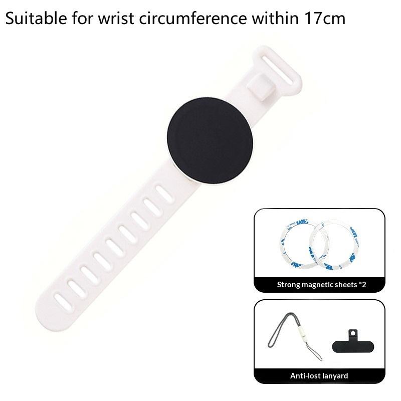 Magnetic Adjustable Fitness Phone Mount Anti-Slip Gym Holder for Workout Exercise Running Treadmill Compatible with All Smart Phones