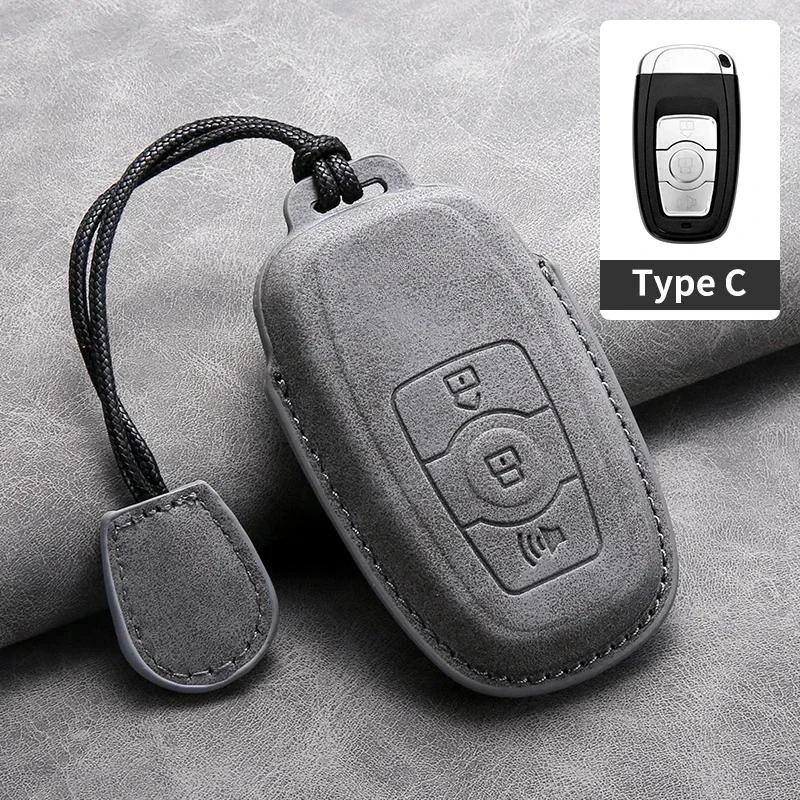 

Leather Car Key Case Protector Cover for Great Wall Haval/Hover H6 H7 H8 H4 H9 F5 F7 H2S H3 H5 M6 Dargo B07 A07 Key Keychain