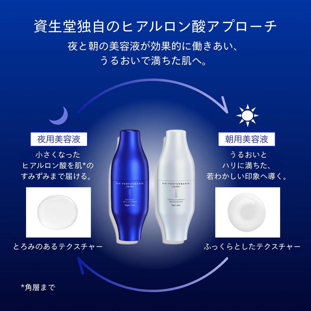 SHISEIDO Bio Performance Skin Filler Serum Fine Lines Shiseido (30mL Each) Gel/Liquid Firming, Dryness,