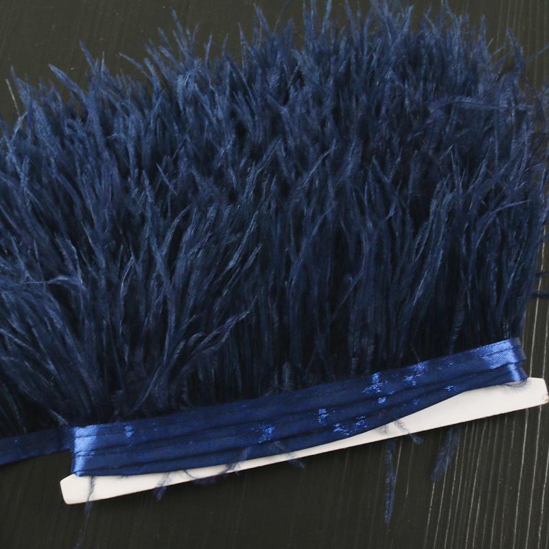 8-10 Ostrich Feather Diy Handmade Jewelry Accessories Crafts Decorative Clothing Skirt Cuffs
