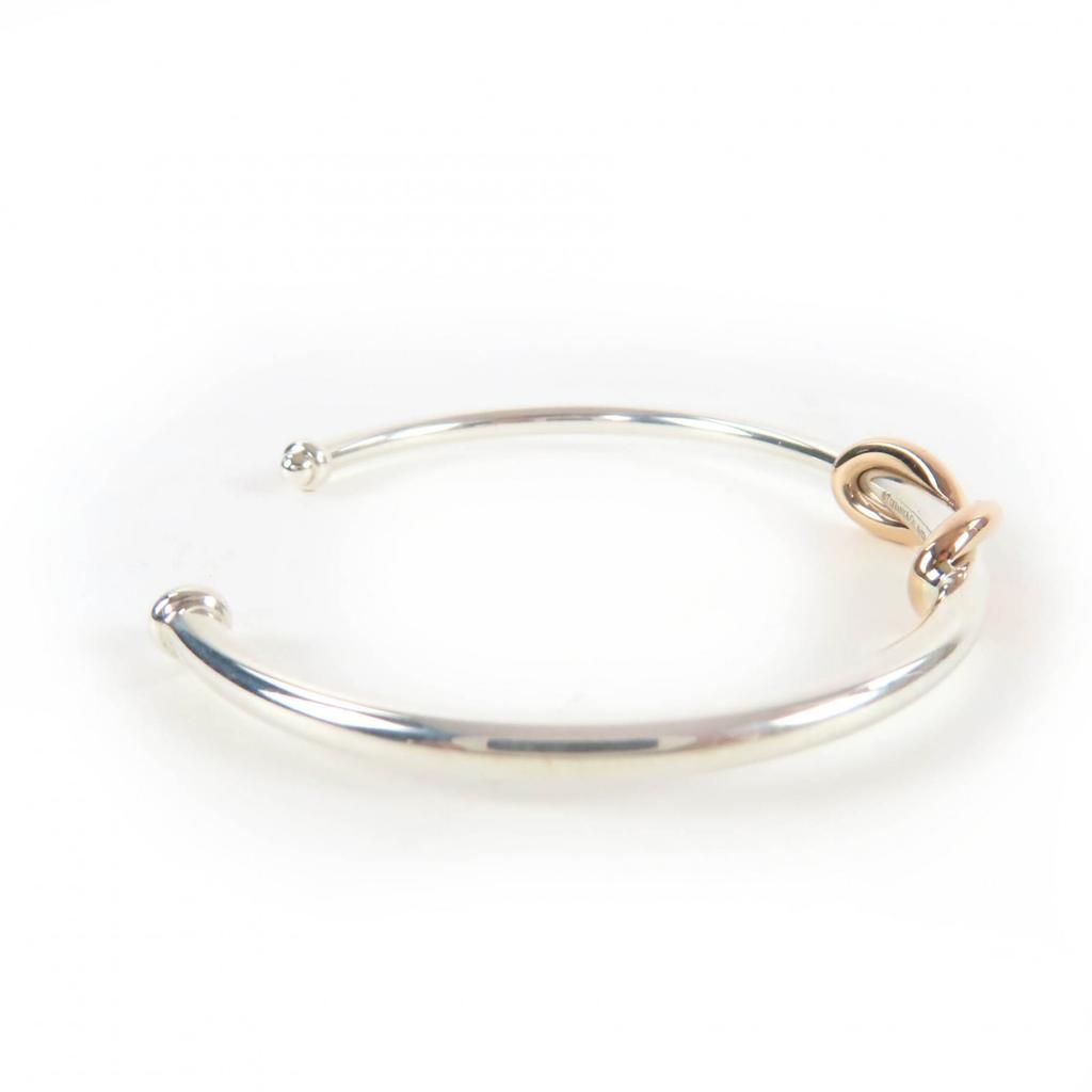 Ausgezeichnetes TIFFANY&Co. Unendlichkeit Armreif Combi 925x18K (YG) Silber AG925 Damen Gebraucht