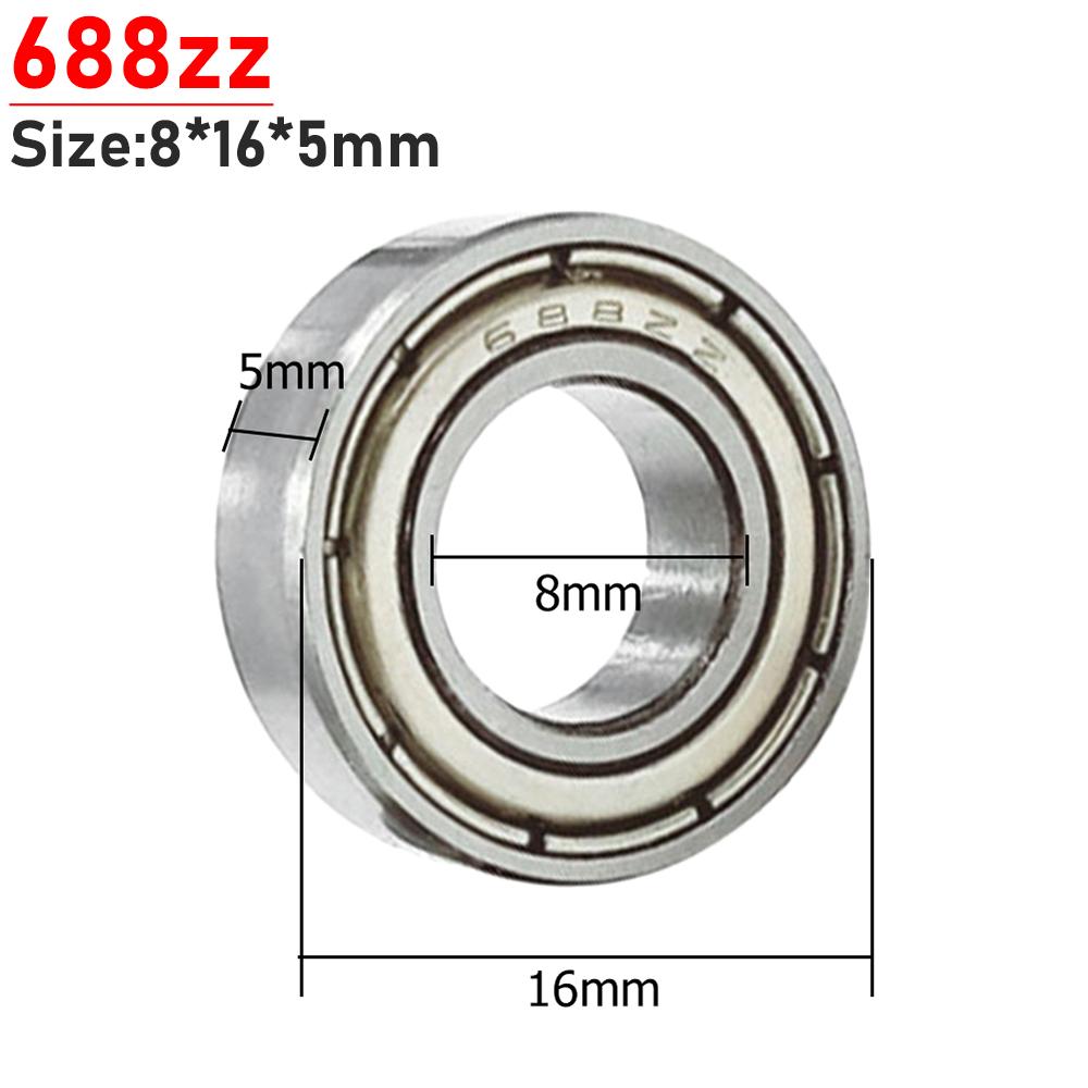 Ball Bearings 687zz 6900zz 625zz 685zz 608zz 623zz 626zz 688zz Deep Groove Miniature Bearings For Scooter 3D Printers Bearings
