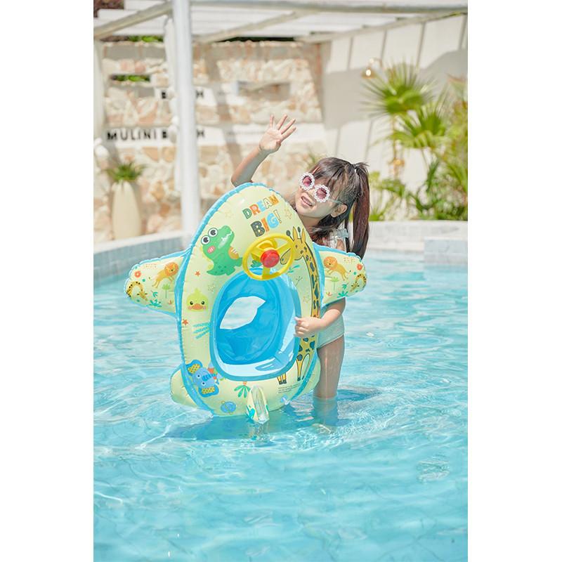 Babies Toddlers And Swimming Circle New Cartoon Airplane Inflatable Toys Water