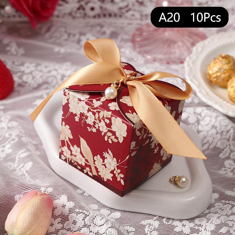 

1/10 шт. Конфетная подарочная коробка Украшения для вечеринки по случаю дня рождения Свадебные принадлежности Коробка-пакет для подарков с шоколадным печеньем для детского душа Подарочная коробка для ювелирных изделий