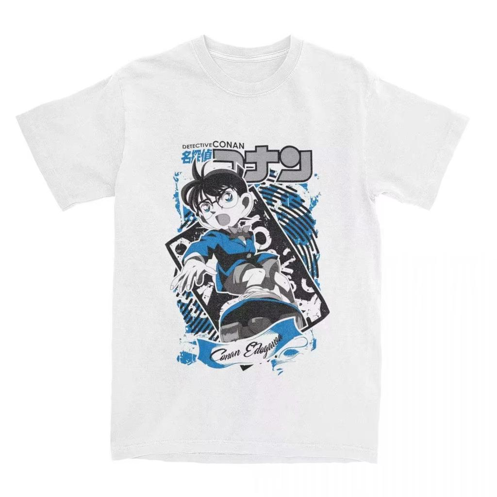 Detective Conan Anime T-Shirt Unisex Graphic Gothic Style Women's Clothing Animation Theme Gothic Detective Conan T-Shirt