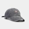 Neue Wärmeübertragung Sonne und Mond Muster weiches Oberteil Baseballkappe Paar Europäische und Amerikanische gewaschene Retro-Kappe
