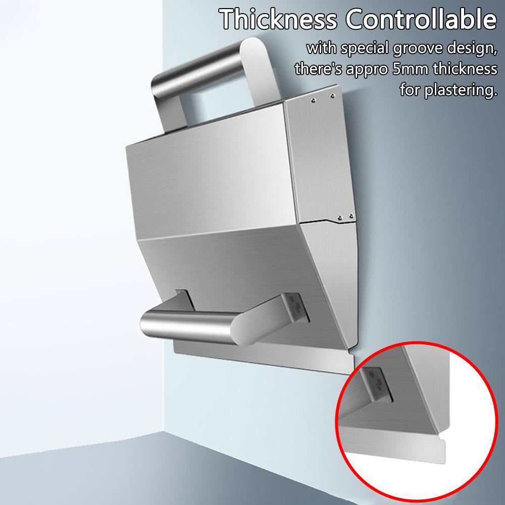 Wall Plastering Tools Fast Plastering Dual Handle Stainless Steel Drywall Spatula Plaster Trowel Cement Mortar Putty Plaster Scraper