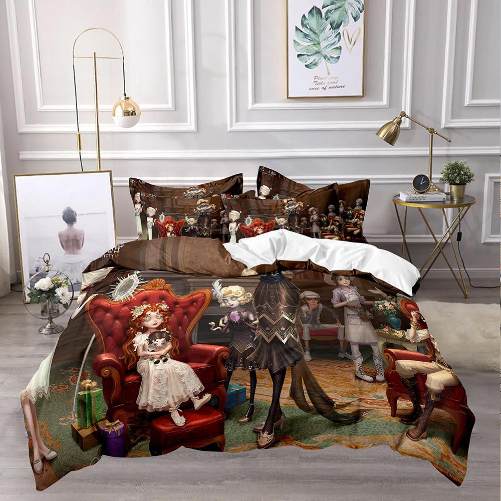 Fifth Personality Quilt Cover Bedding 3D Digital Printing Three-Piece Set