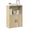 VidaXL Bookcase Sonoma Oak 60x24x85 Cm Engineered Wood, Bookshelf, Storage Rack, Book Stand 860411